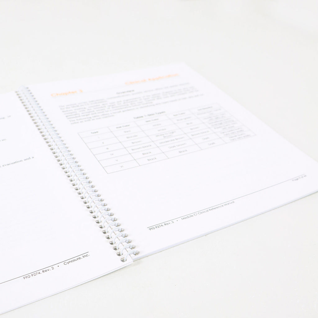 Cynosure MedLite C6 Clinical Reference Manual 992-9274 Rev 2