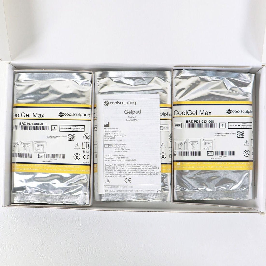 Zeltiq Coolsculpting CoolGel Max GelPads BRZ-PD1-08X-008 EXP 04/10/2022 8pcs
