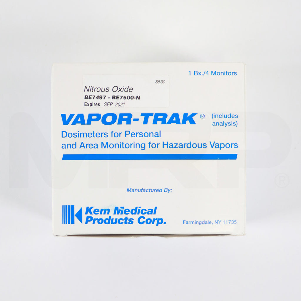 Kem Medical Products Vapor-Trak Dosimeters Area Monitoring Hazardous Vapors