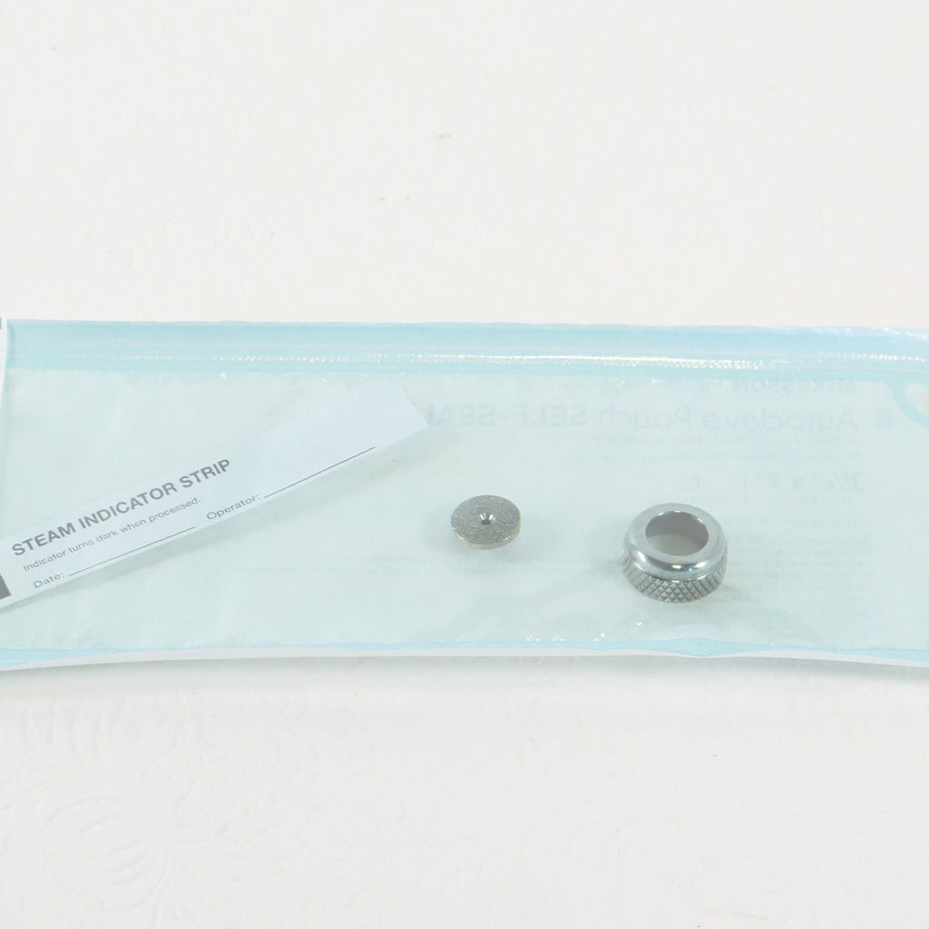 Edge HydraFacial HydraDermabrasion Tip 120 Grit Diamond Pad w/ Ring Cap