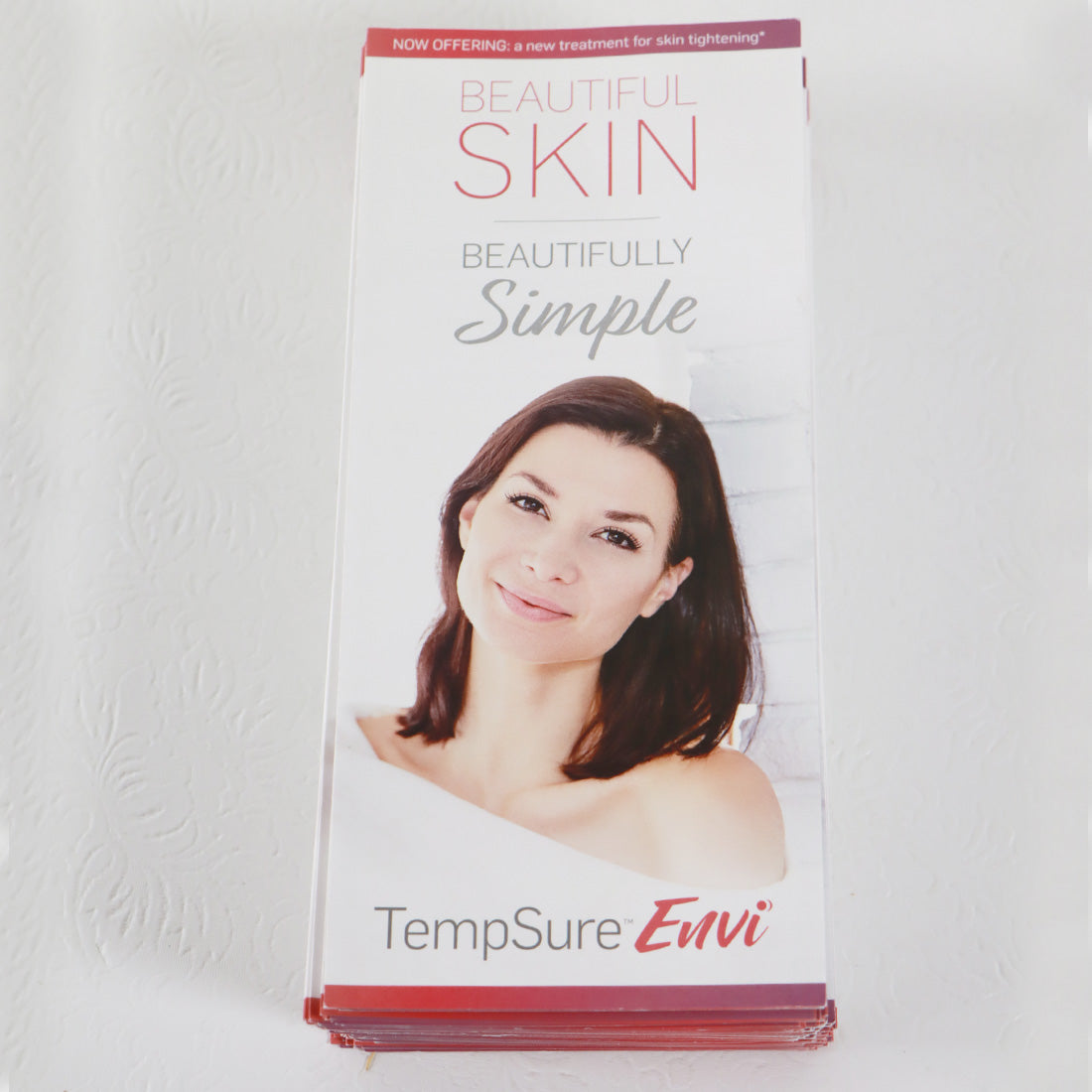 Cynosure TempSure Envi Beatiful Skin Beautifully Simple Office Brochure x124Pcs