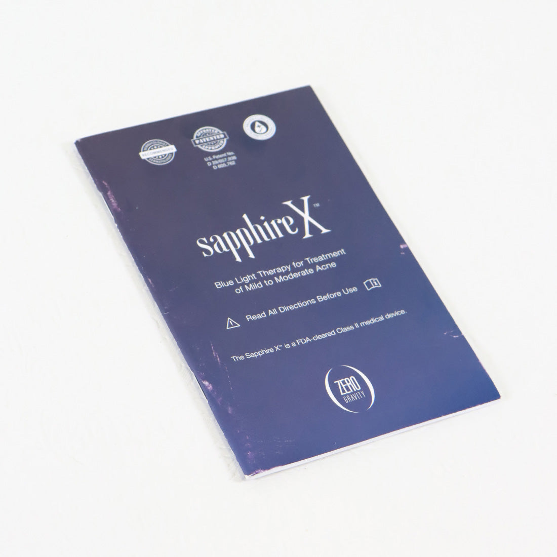 2019 ZeroGravity Sapphire X Blue Light Therapy for Acne Treatment Guidebook