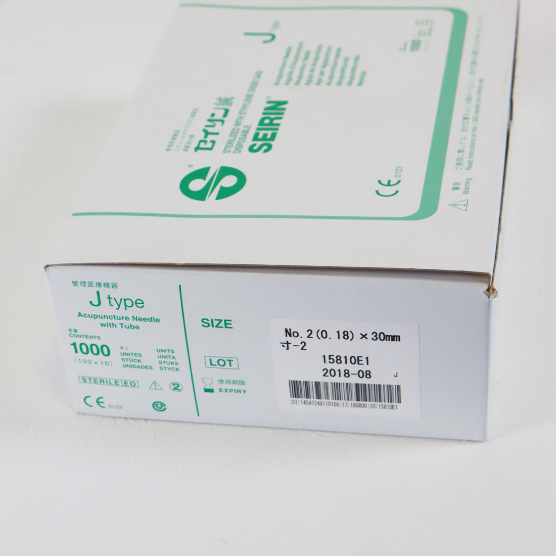 Seirin Type J Acupuncture Needles .18x30mm Expired 2018 (x765pcs)