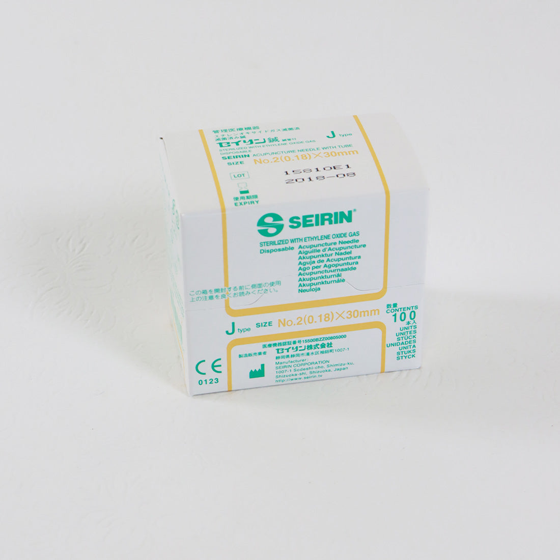 Seirin Type J Acupuncture Needles .18x30mm Expired 2018 (x765pcs)