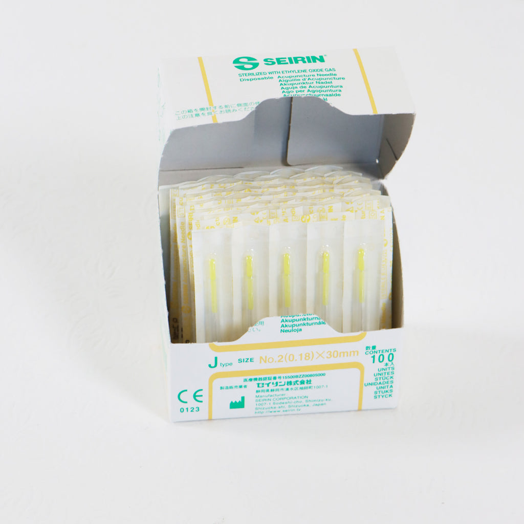 Seirin Type J Acupuncture Needles .18x30mm Expired 2018 (x765pcs)