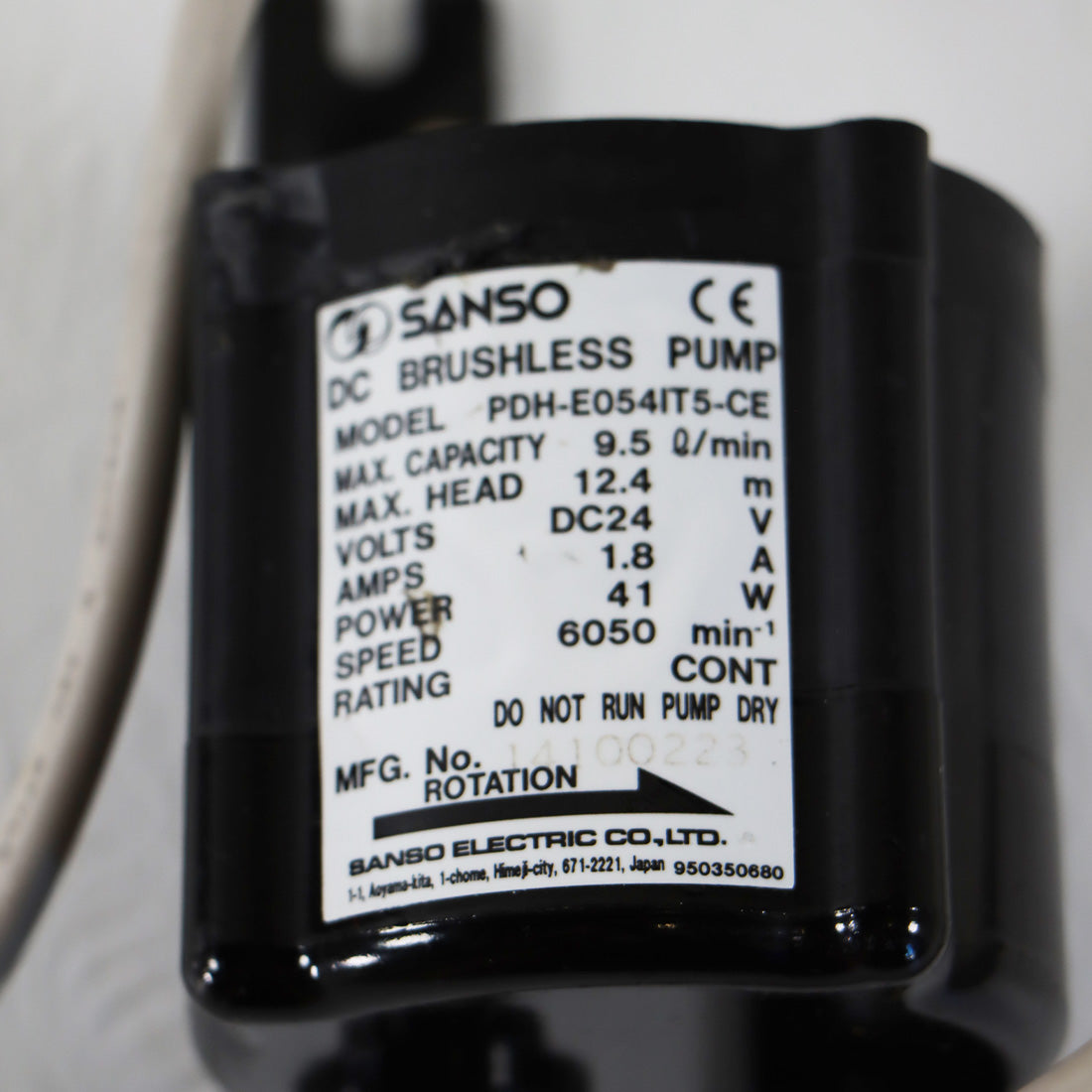 Cynosure DEKA SmartXide Scanner Smart Scan Cooling Pump 65264 Parts As-Is