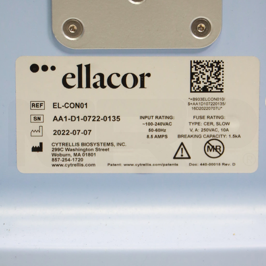 2022 Cytrellis Ellacor Mirco-Coring Technology Skin Removal Device