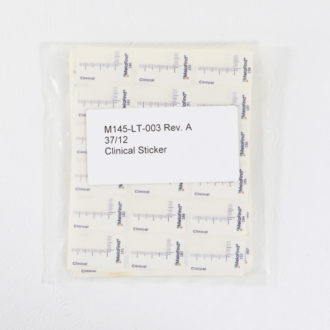 MelaFind Optics by Carl Zeiss Clinical Sticker M145-LT-002 252X Stickers