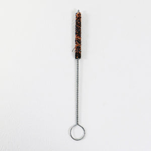 Cannula Tube Pipe Cleaner Orange Black Fiber Metal Tool 7in