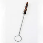 Cannula Tube Pipe Cleaner Orange Black Fiber Metal Tool 7in