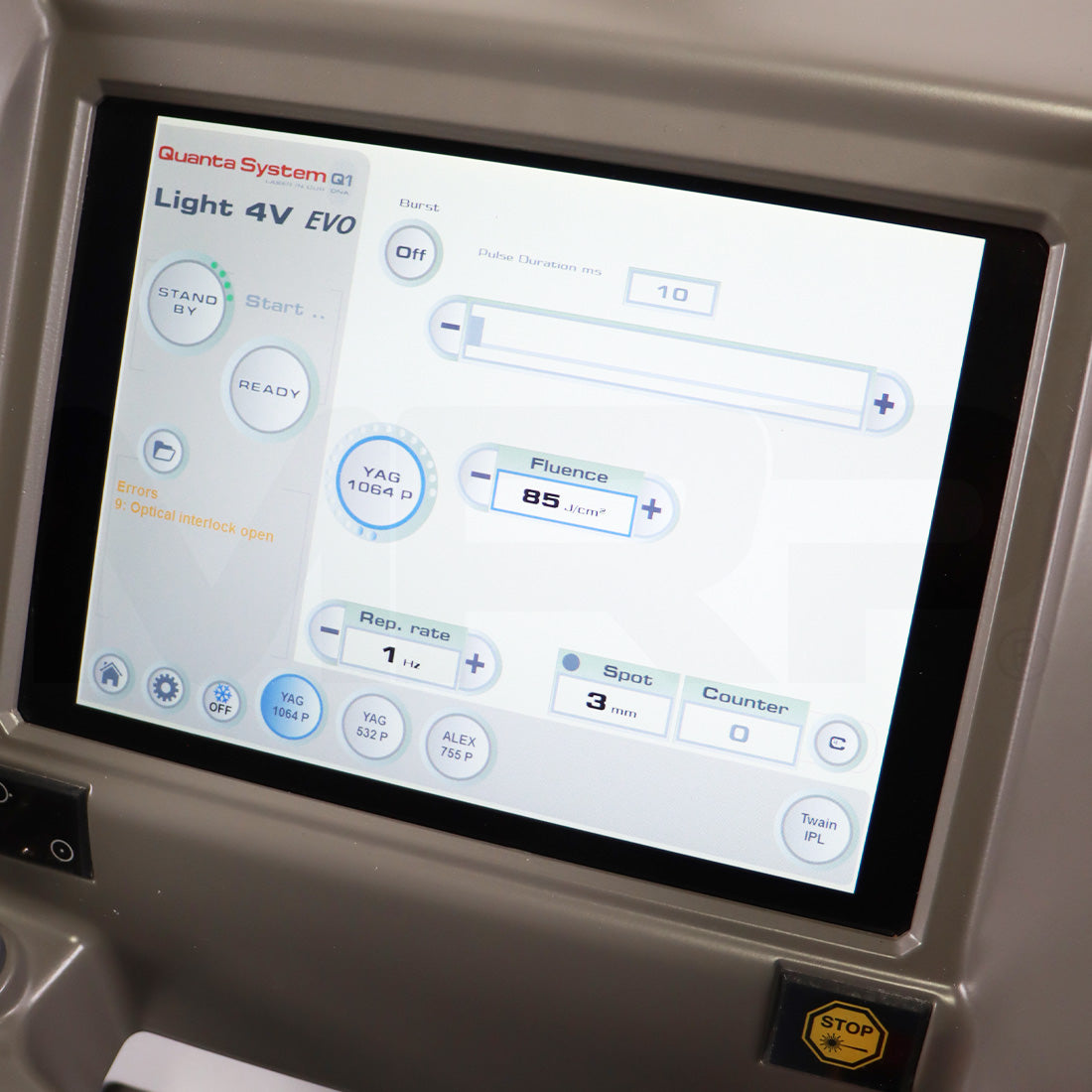 2022 Quanta Light 4V Evo Hair Reduction Vascular Lesions System PCMS00319