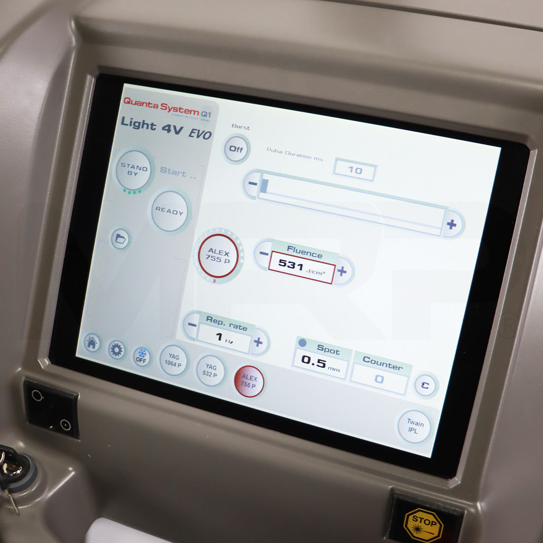 2022 Quanta Light 4V Evo Hair Reduction Vascular Lesions System PCMS00319