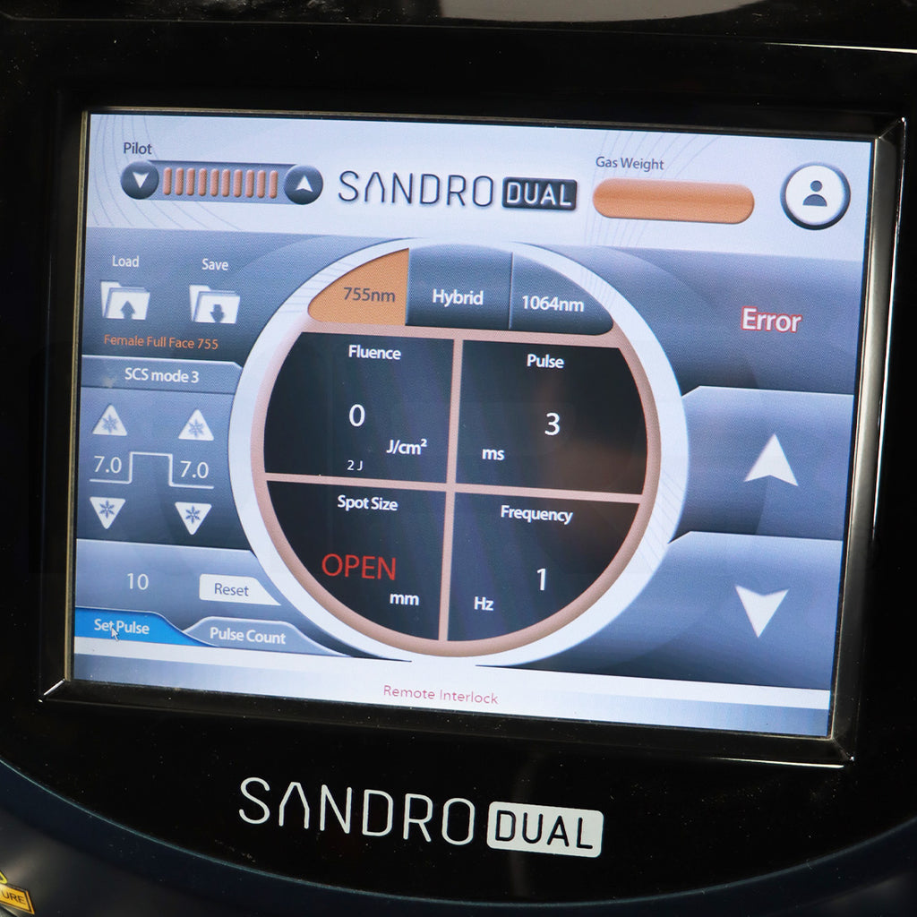2018 Wontech Sandro Dual Long Pulse 755nm 1064nm Lamp Alexandrite Nd:YAG