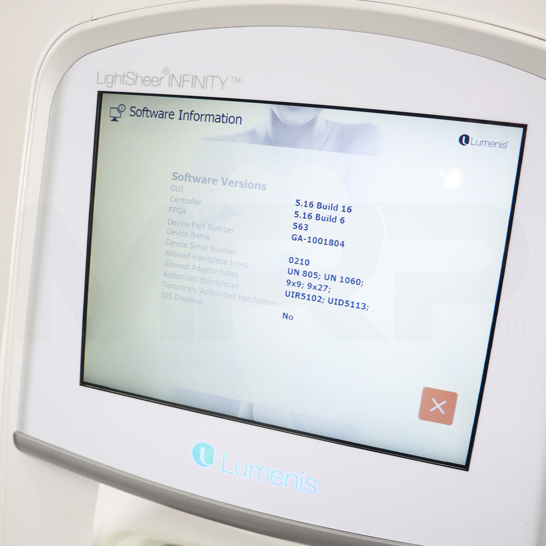 2018 Lumenis LightSheer Infinity 810nm Hair Removal Diode Laser HS 805/1060