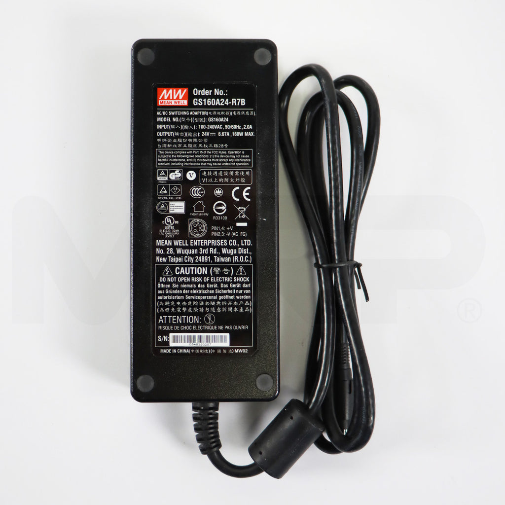 Mean Well Power Supply AC Adapter 4 Pin Plug GS160A24-R7B