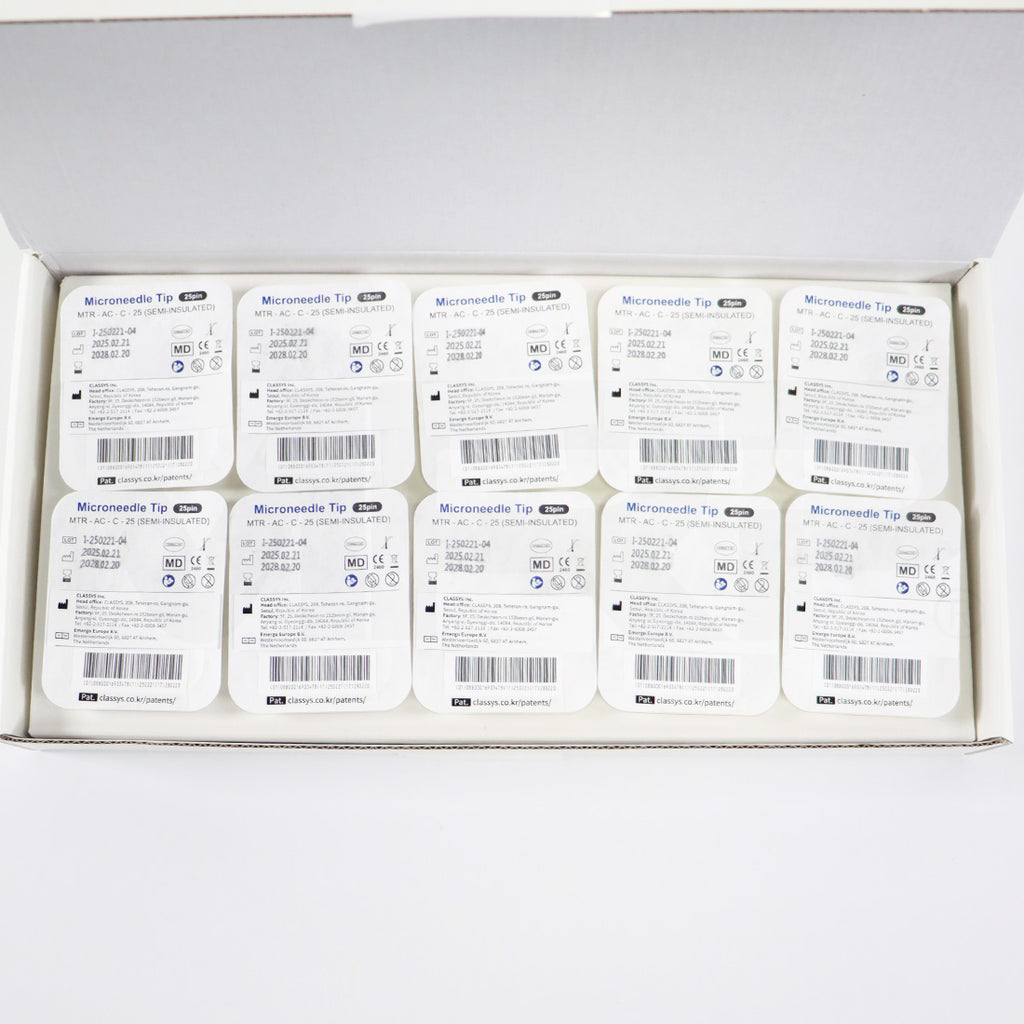 Ilooda SecretRF Microneedle Tips 25-Pin MTR-AC-25-C Semi-Insulated x10 EXP 2028