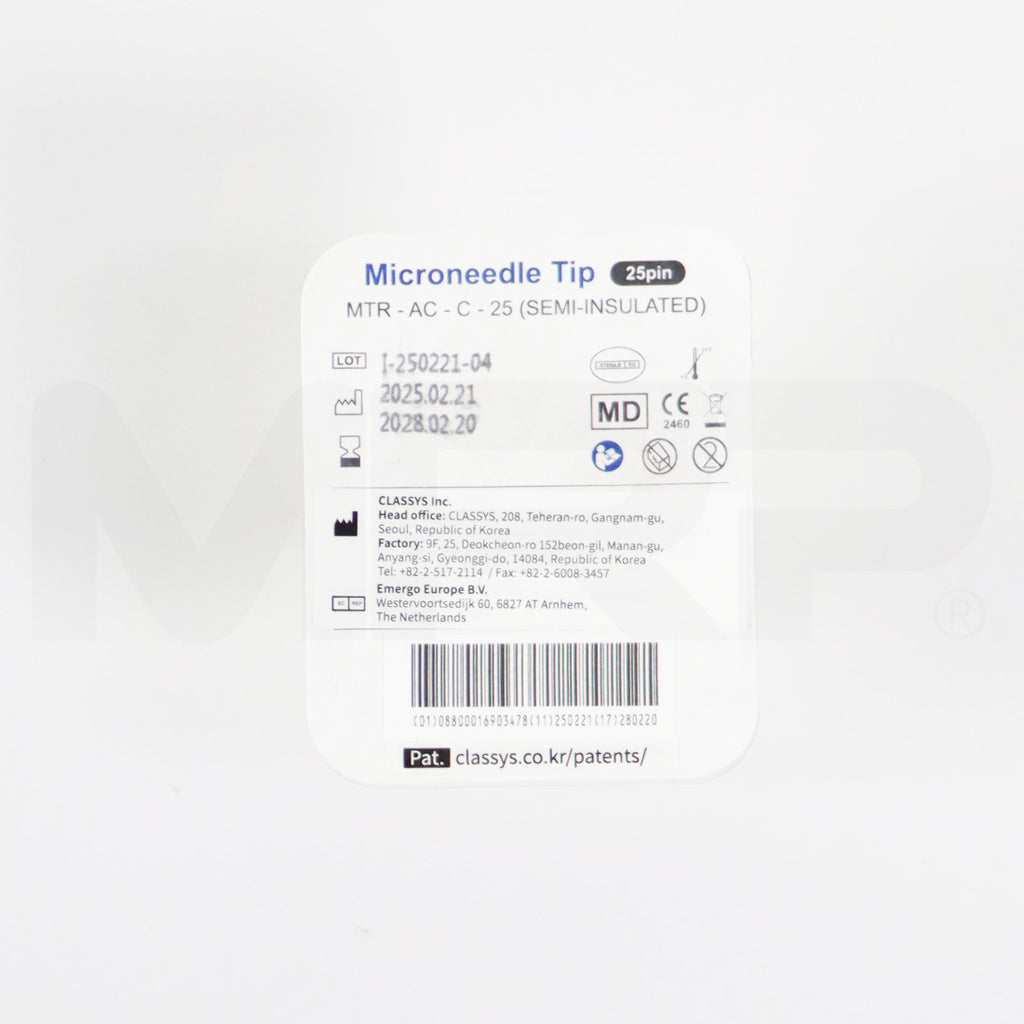 Ilooda SecretRF Microneedle Tips 25-Pin MTR-AC-25-C Semi-Insulated - EXP 2028 - Single