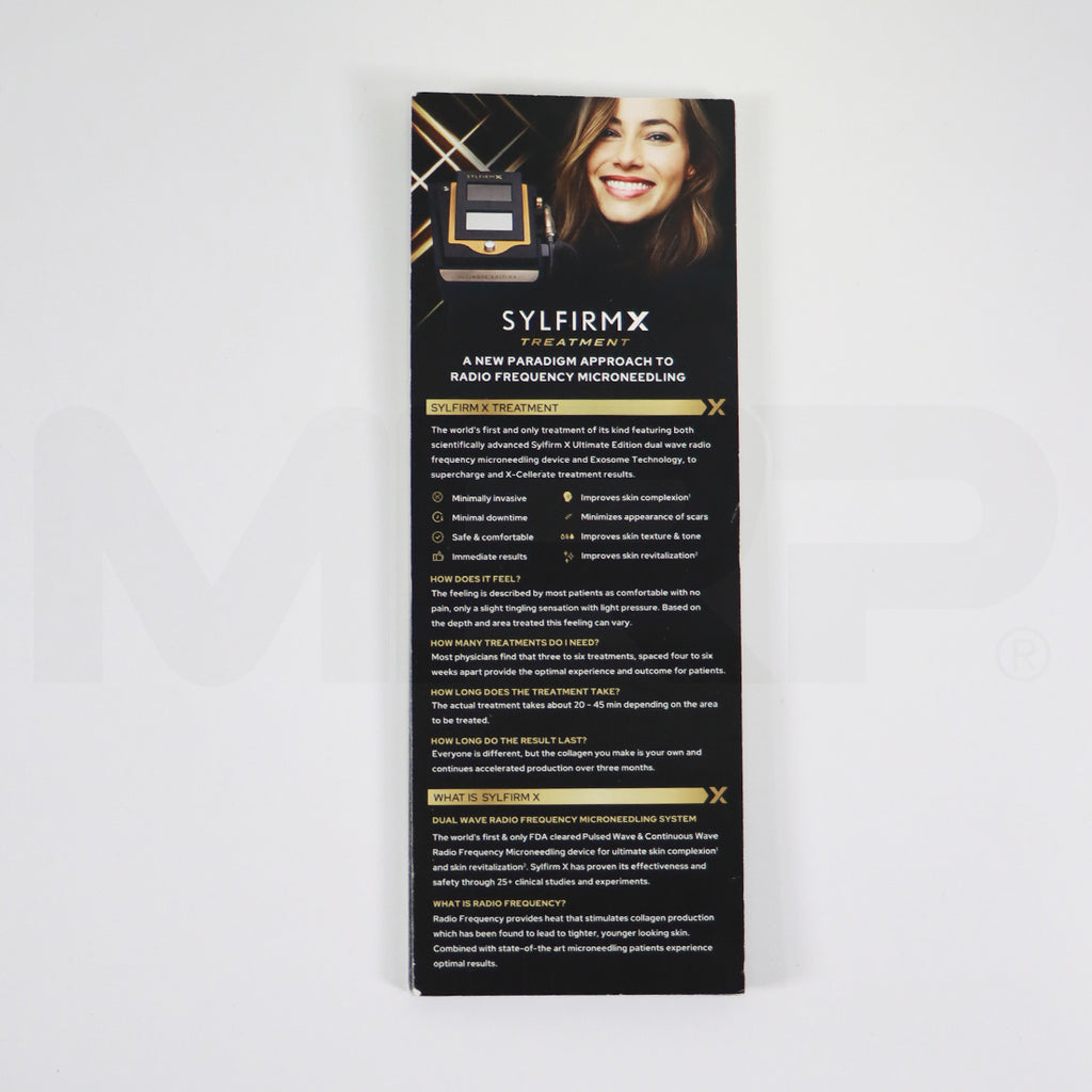 Sylfirm X RF Microneedling Tall Brochure - 18-011 Rev A07 - 15-Pack