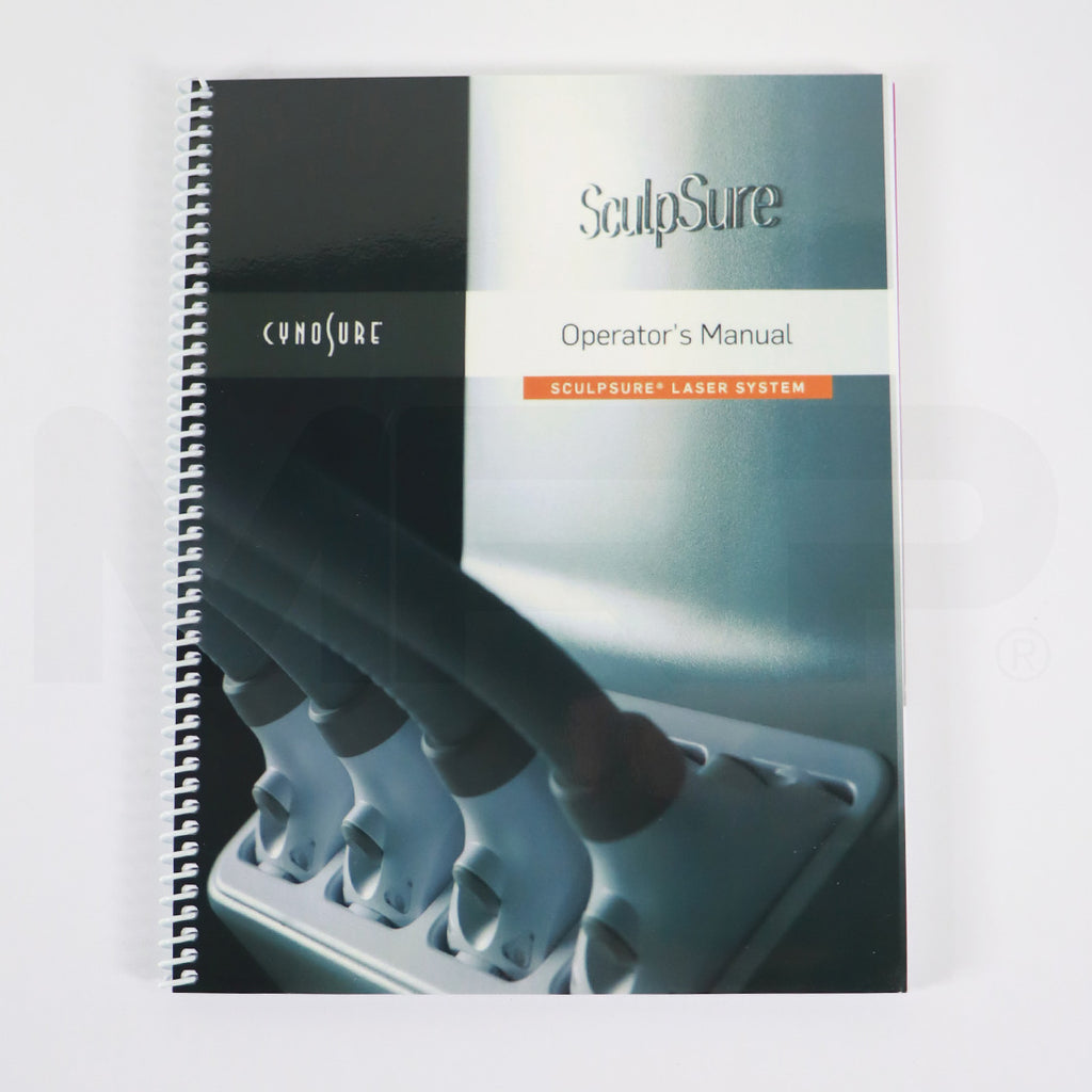 Cynosure SculpSure Laser Operators Manual User Guide Treatment Operation Book