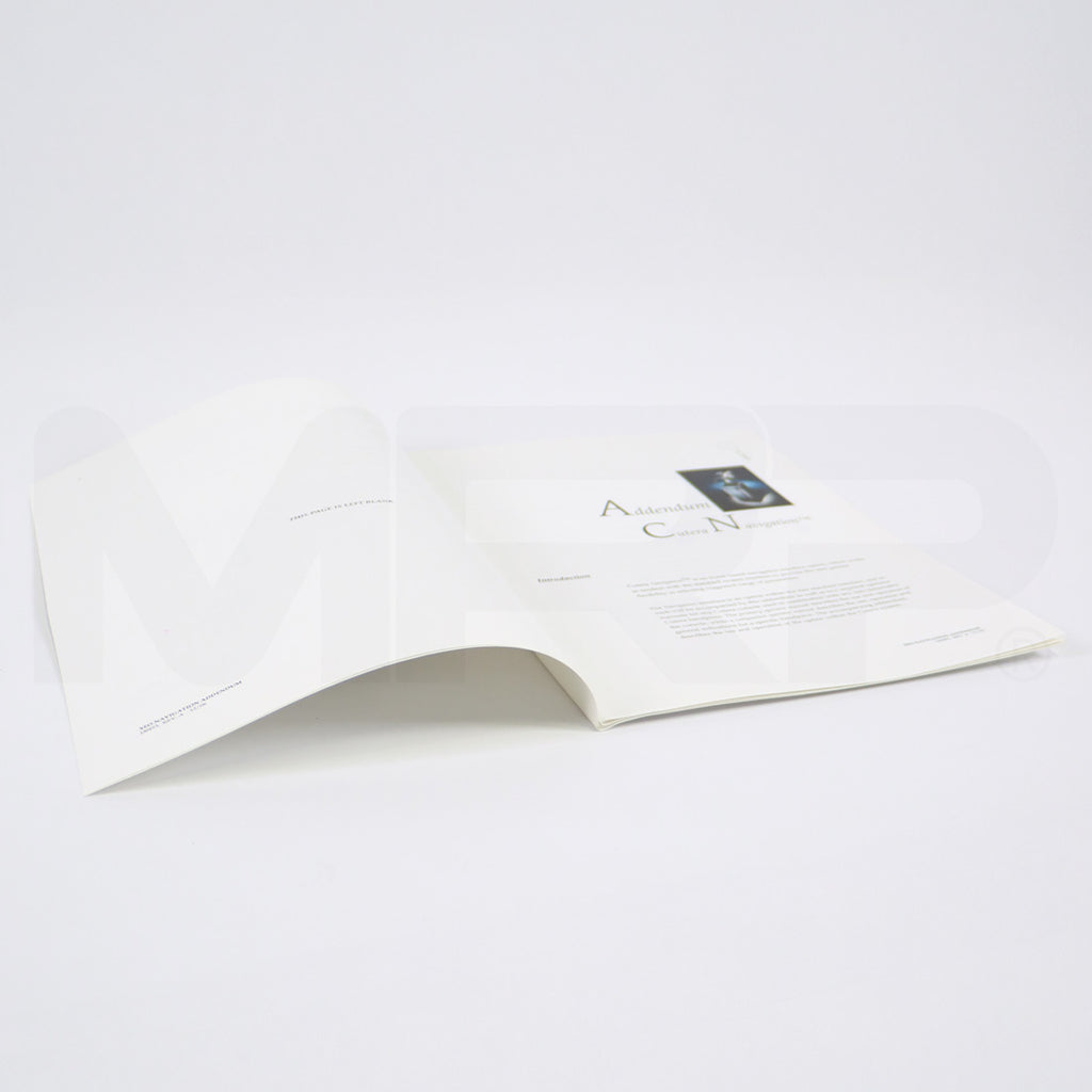 Cutera Laser Xeo Navigation Addendum Booklet Guide Manual D0493