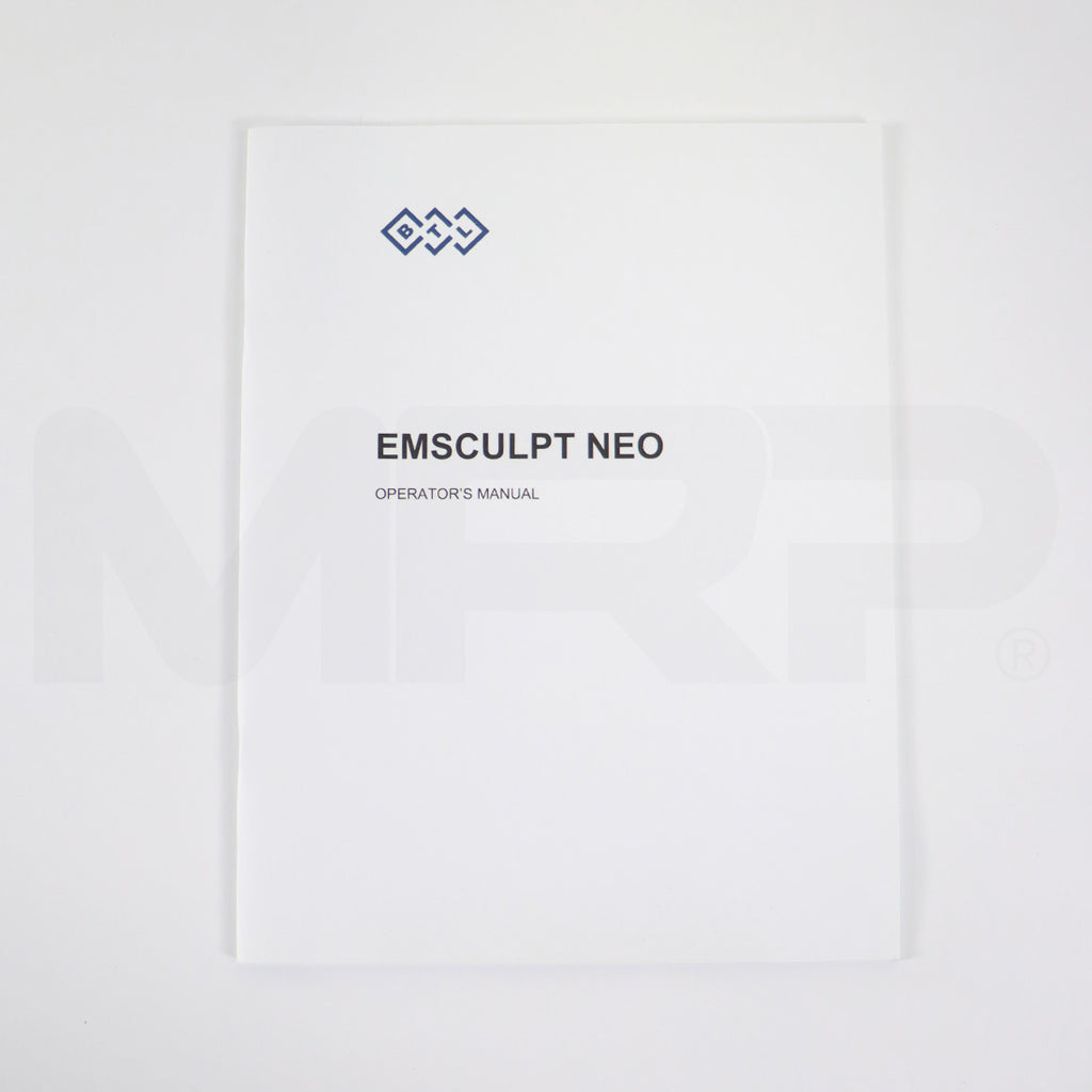 BTL Emsculpt NEO Operator's Manual Operation Guidelines Therapy Parameters Book