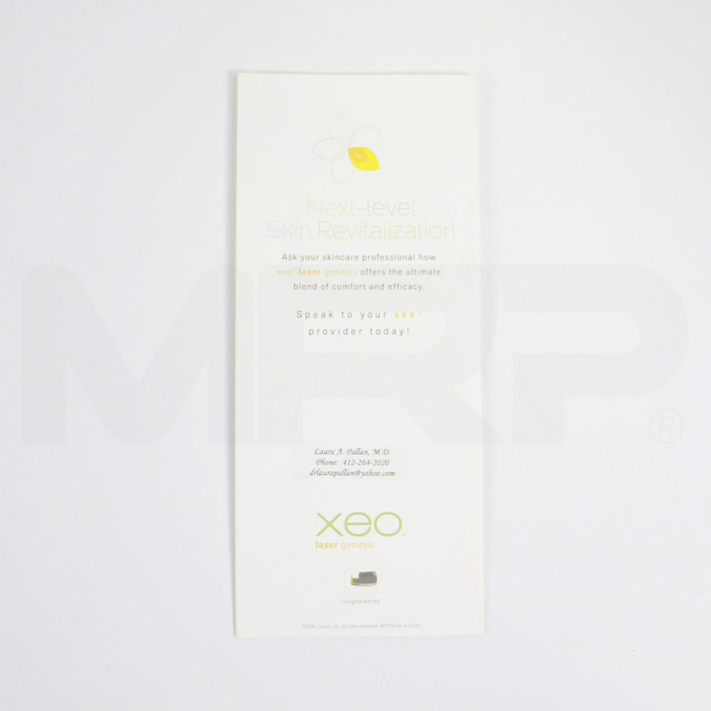Cutera Xeo Laser Genesis Let Your Skin Blossom With Confidence Brochures x34 Pack