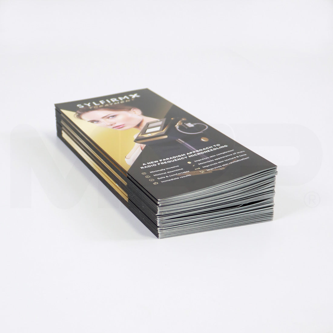 Sylfirm X RF Microneedling Tri-Fold Marketing Brochure SY-0001 x34 Pack