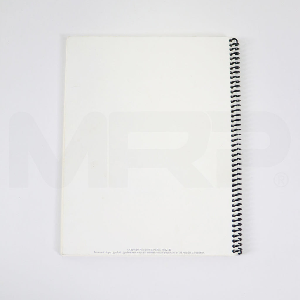 Aerolase Neo Elite Treatment Protocols Operator Manual User Guide Settings Book