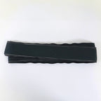 Black Soft Fabric Double Zippered Edged Panel Extension 3" Wide