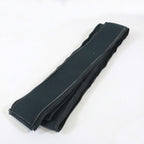 Black Soft Fabric Double Zippered Edged Panel Extension 3" Wide