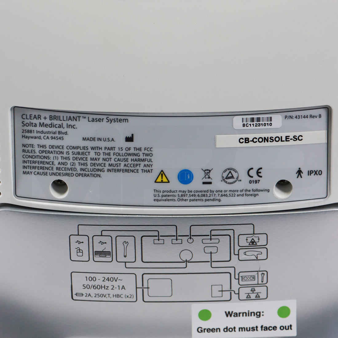 Solta Clear & Brilliant Laser Skin Tone Pigmentation System