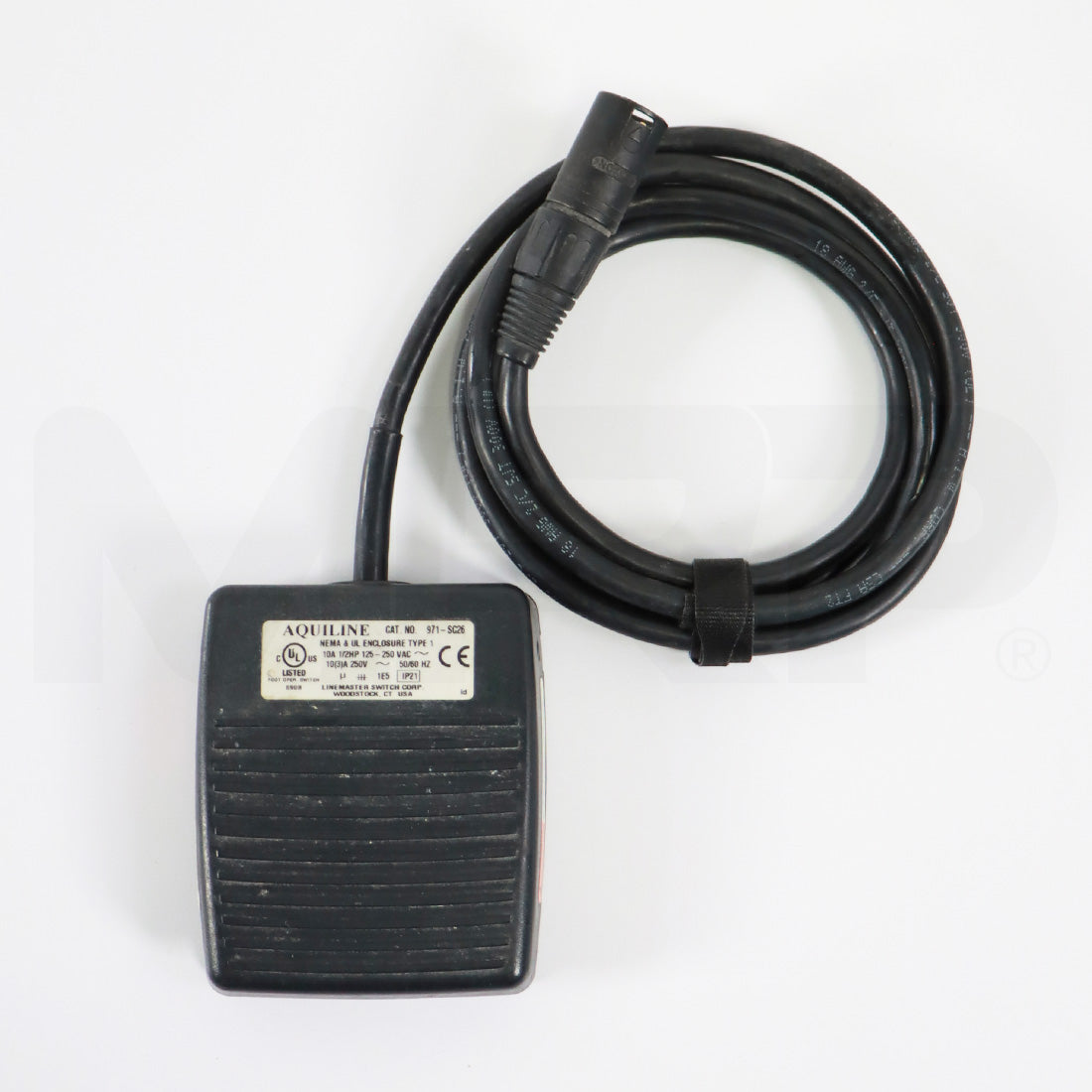 Aquiline Black 3 pin Connector Footswitch