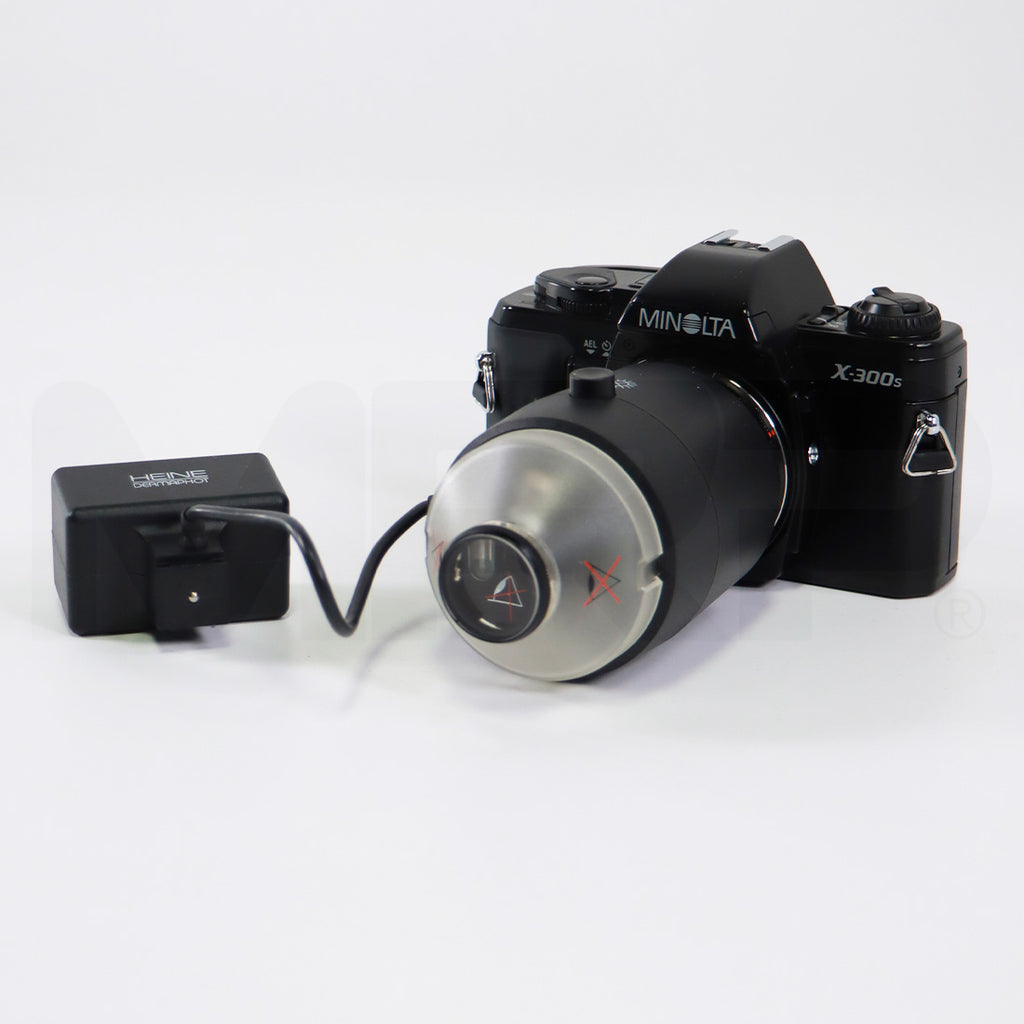 Heine Dermaphot and Minolta X-300s Skin Lesion Camera Dermatoscope Set