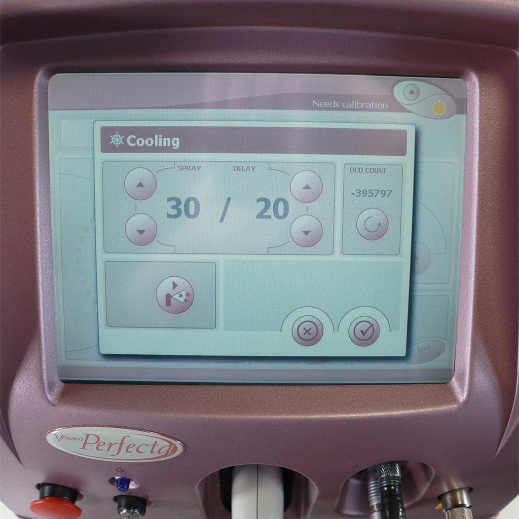 2006 Candela VBeam Perfecta Laser Pulsed Acne Vein Scar 595nm w/ New Dye Kit