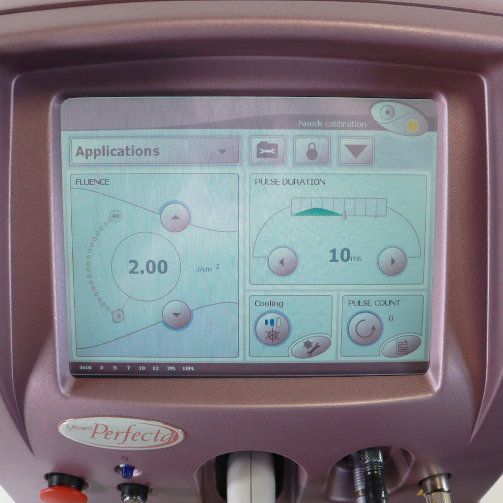 2006 Candela VBeam Perfecta Laser Pulsed Acne Vein Scar 595nm w/ New Dye Kit