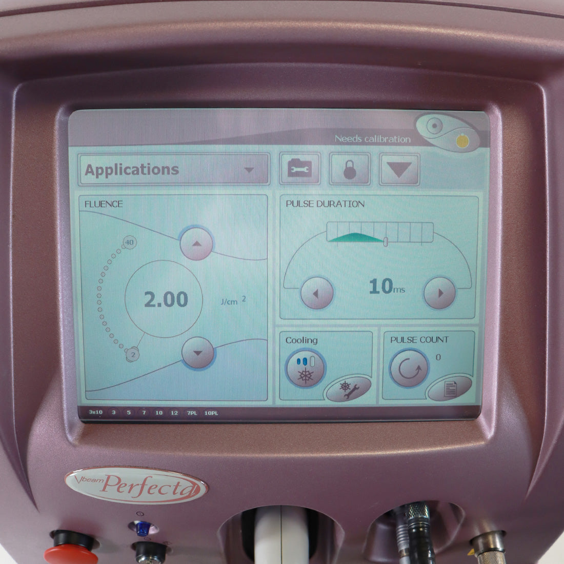 2006 Candela VBeam Perfecta Laser Pulsed Acne Vein Scar 595nm w/ New Dye Kit