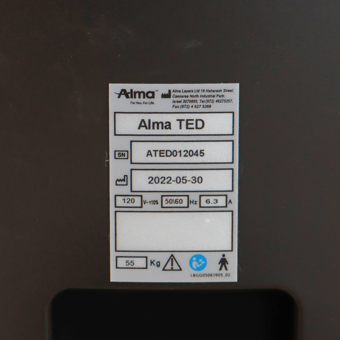 2022 Alma TED Non-Invasive Hair Thinning Restoration Growth Treatment System