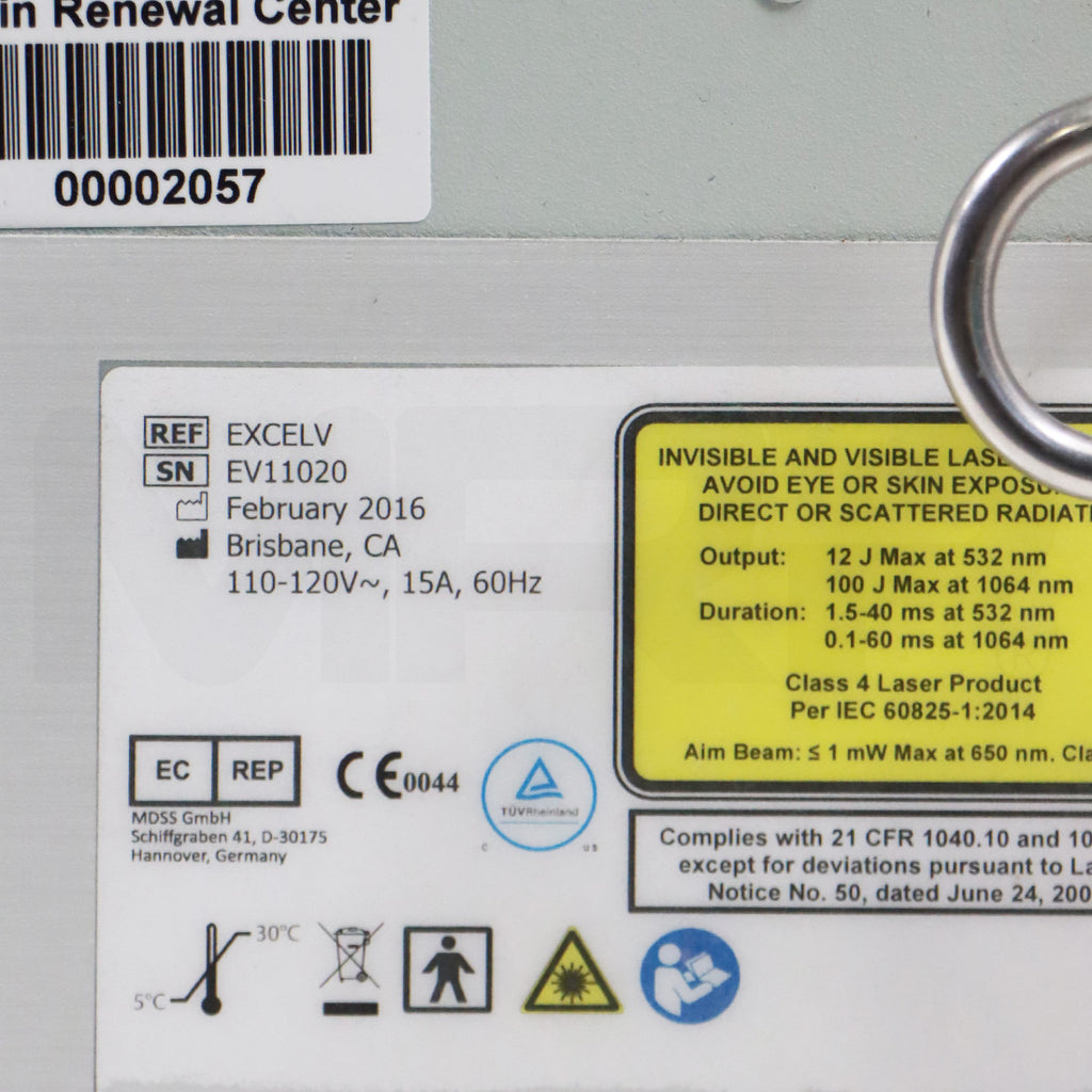 2016 Cutera Excel V XLV Laser 532nm 1064nm Coolview System - Upgraded LBO