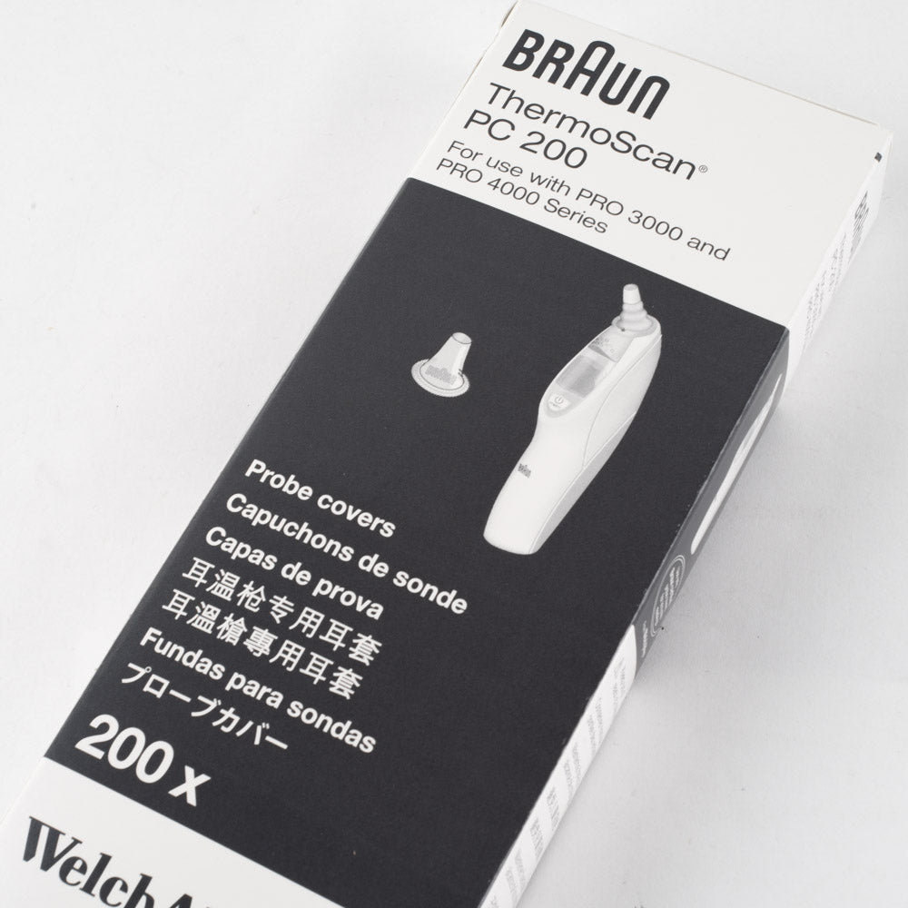 BRAUN ThermoScan PC 200 Handheld Digital Ear Thermometer w/ 200 Probe Covers