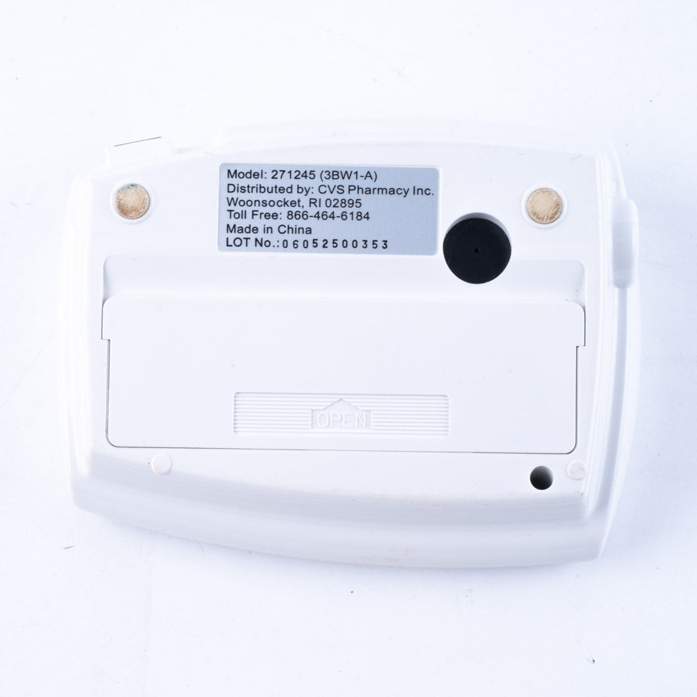CVS Pharmacy Automatic Battery Powered Blood Pressure Monitor 271245 (3BW1-A)