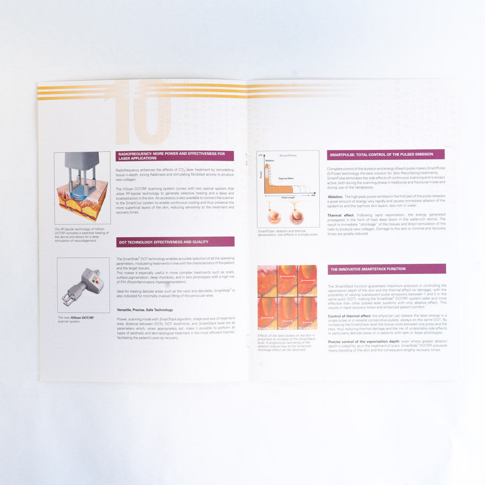 DEKA Smartxide 2 Handpiece System Information Marketing Booklet Qty 3