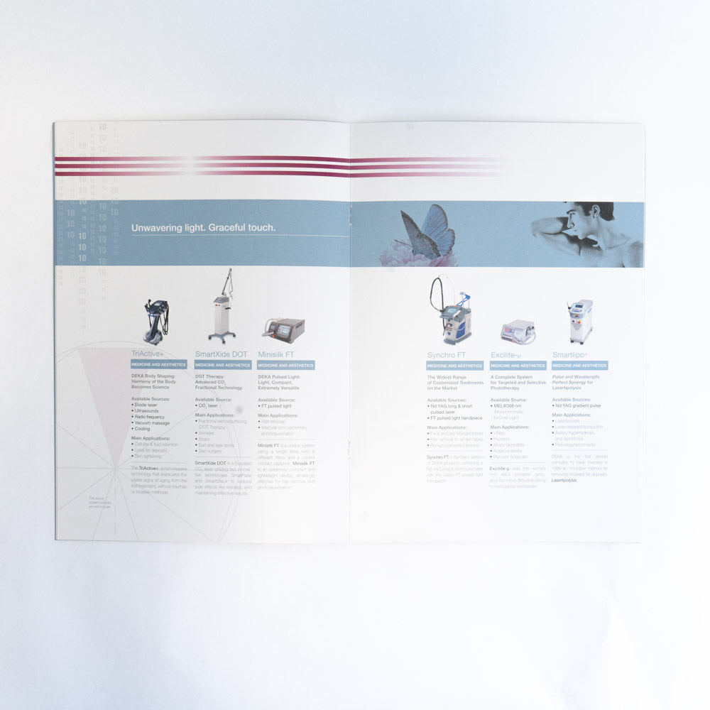 DEKA Laser Technology System Catalog Overview Marketing Booklet 002-0101-10-020