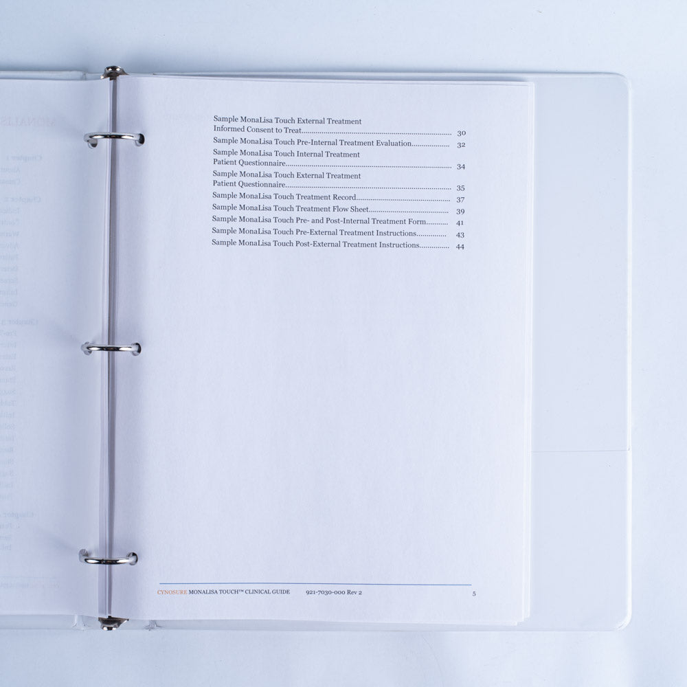 Cynosure MonaLisa Touch Laser System 45pg Clinical Reference Guide 921-7030-000