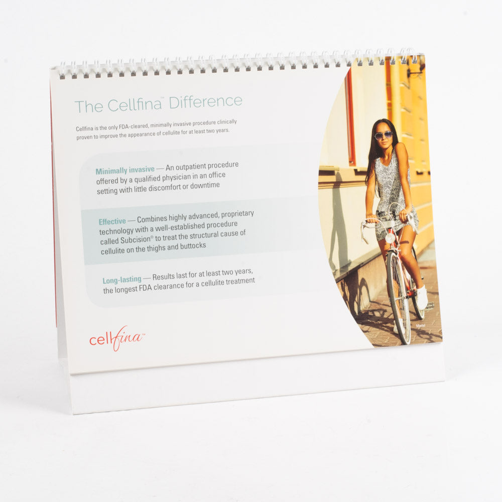 2016 MERZ Cellfina Prop-Up Display Patient Informational Booklet - 15 Pages