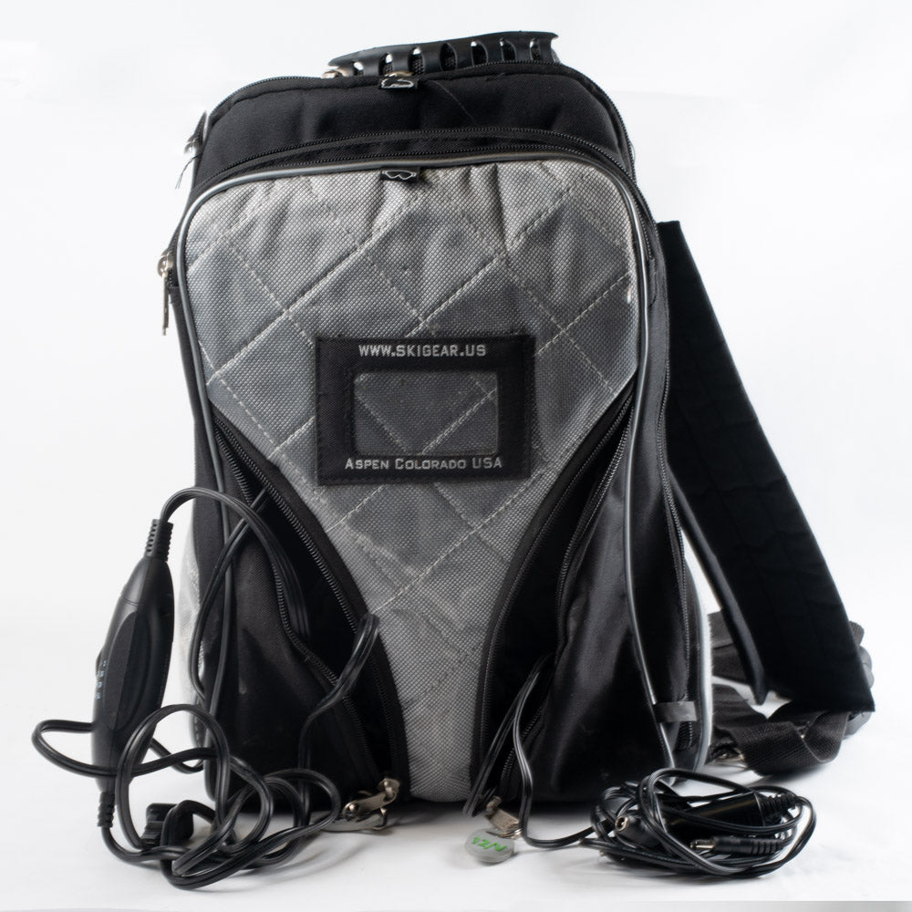 HOT GEAR SkiGear HEATED Ski Boot Storage Backpack Bag 12V & 110V * PARTS AS-IS *