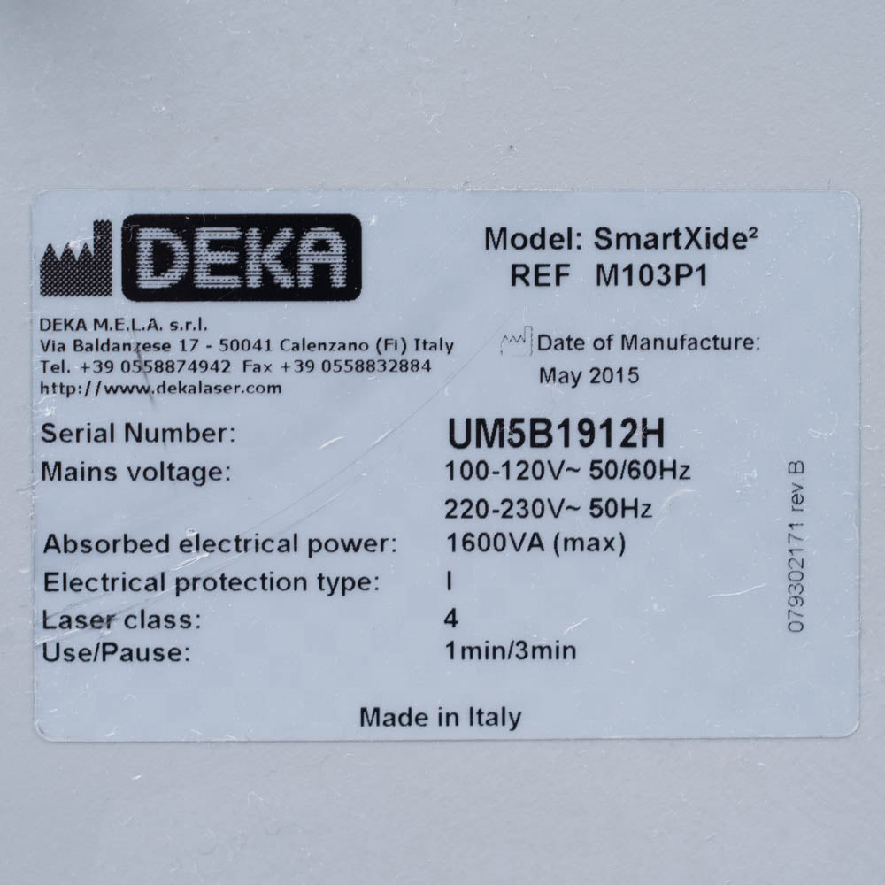 2015 DEKA Cynosure SmartXide2 MonaLisa Touch Vulvo Vaginal CO2 Laser NO RECERT