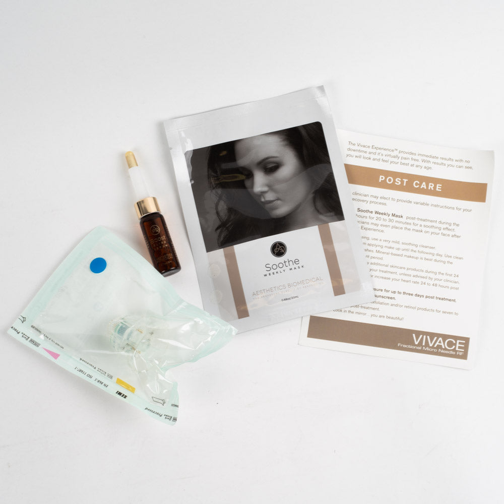 VIVACE EXPERIENCE Microneedling Post Care Kit SH-TIP Glide Serum Mask