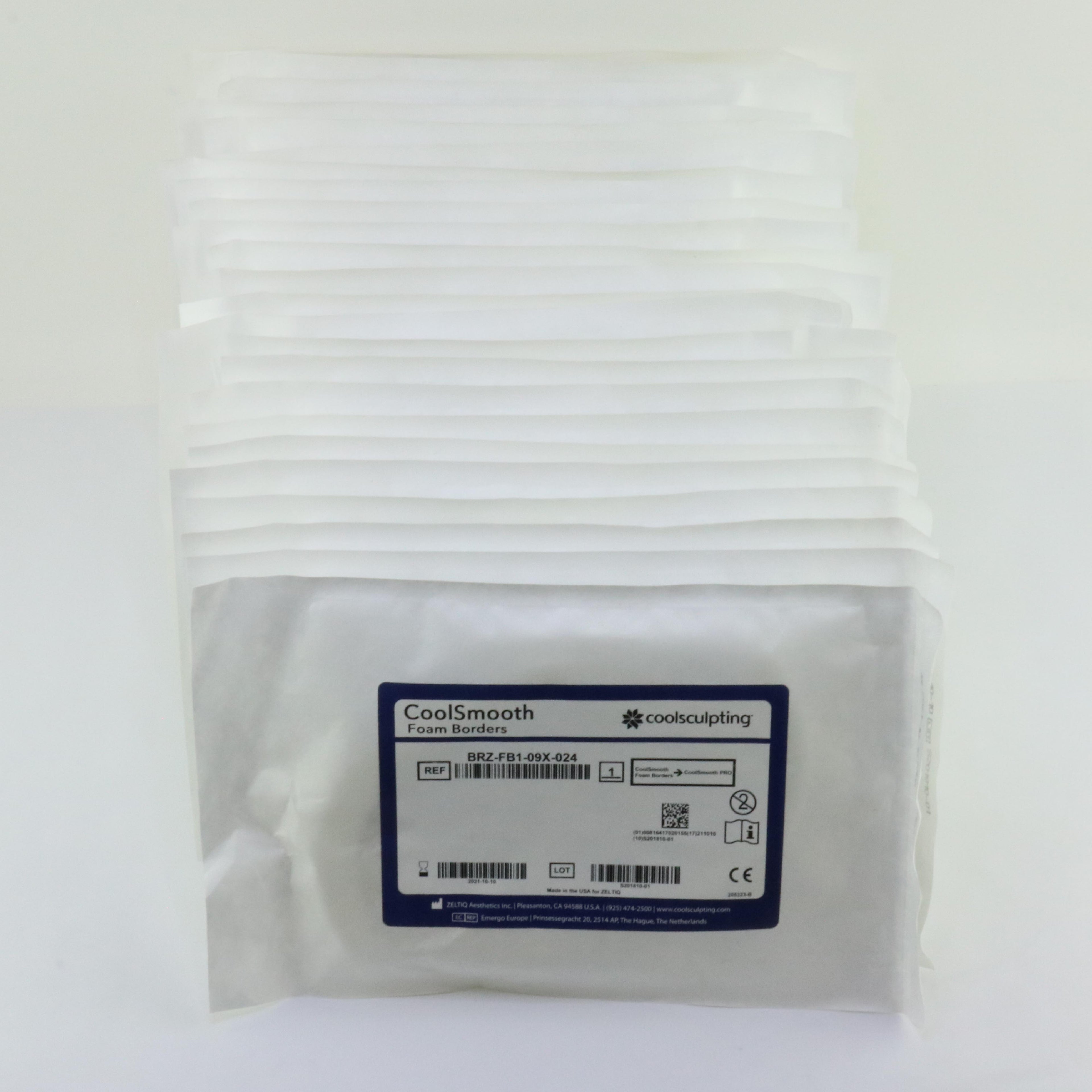 Zeltiq CoolSculpting BRZ-FB1-09X-024 CoolSmooth PRO Foam Borders EXP 2021 24Pack