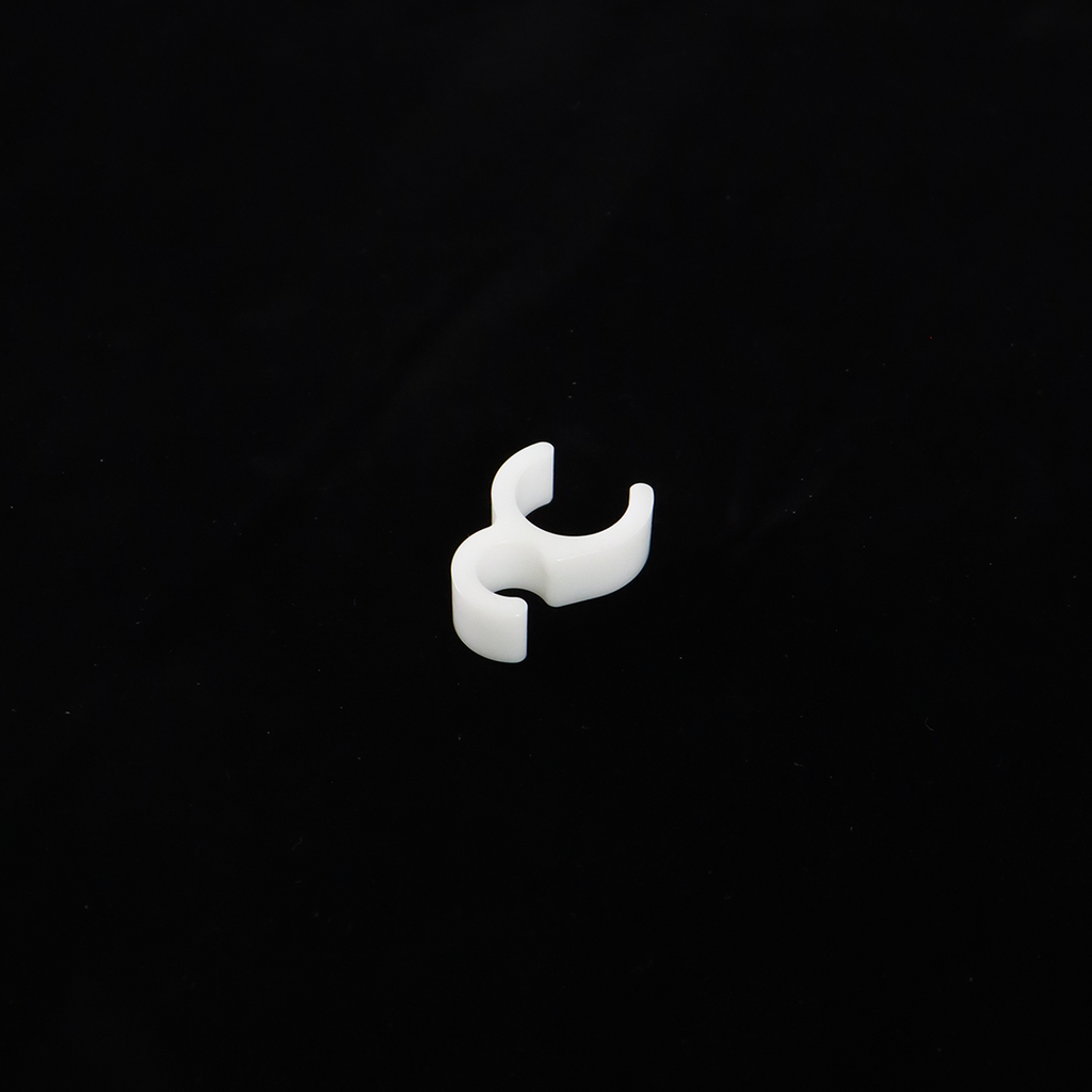ConMed Buffalo Filter Tubing Clips Tube Cable Holder White Plastic x5pcs