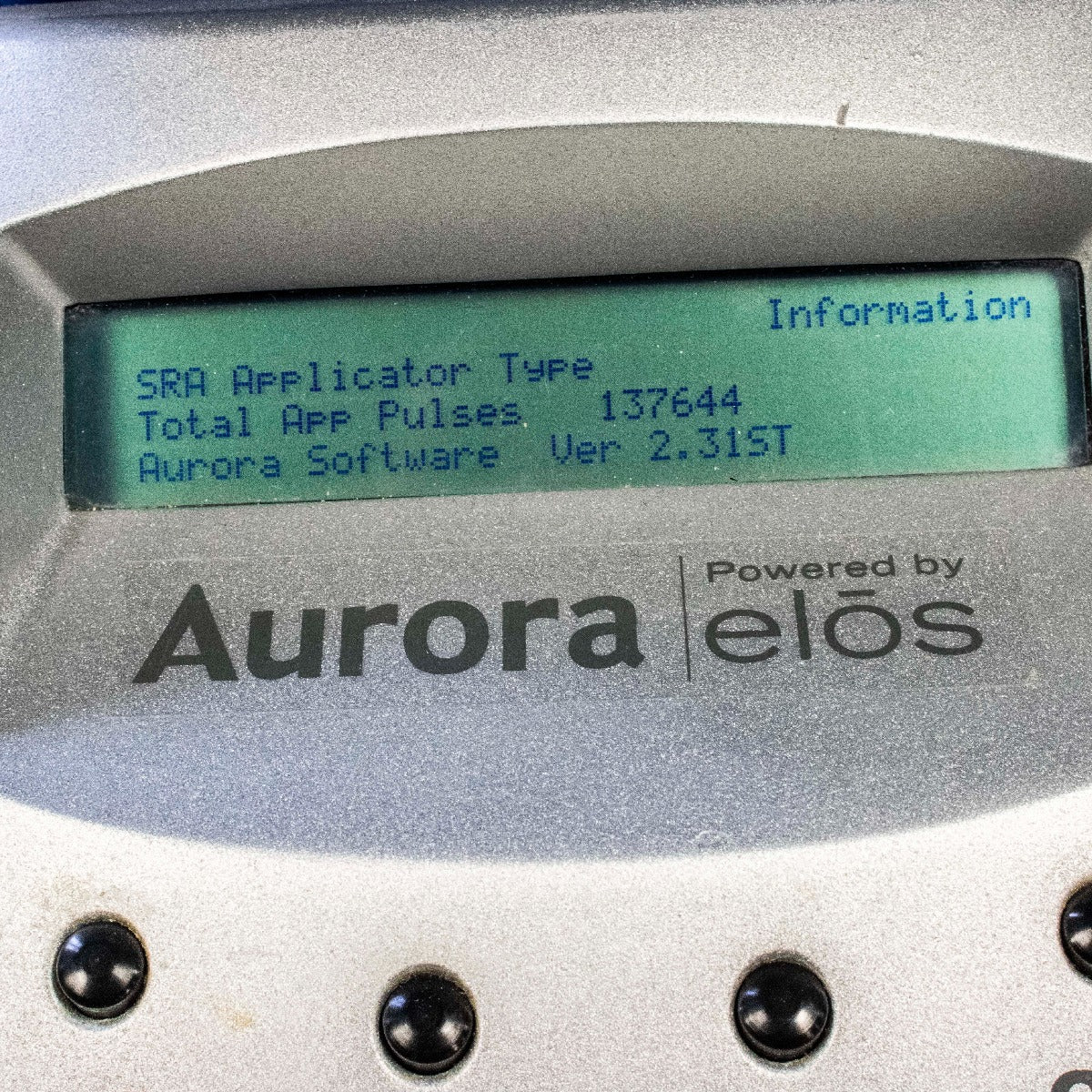 2005 Syneron Aurora SRA elos IPL Skin Rejuvenation Pigment Vascular 138K SHOTS